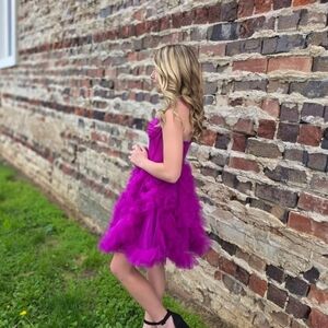 NOX Anabel Strapless Fuchsia Dress -- Perfect For Those Upcoming HOMECOMINGS
